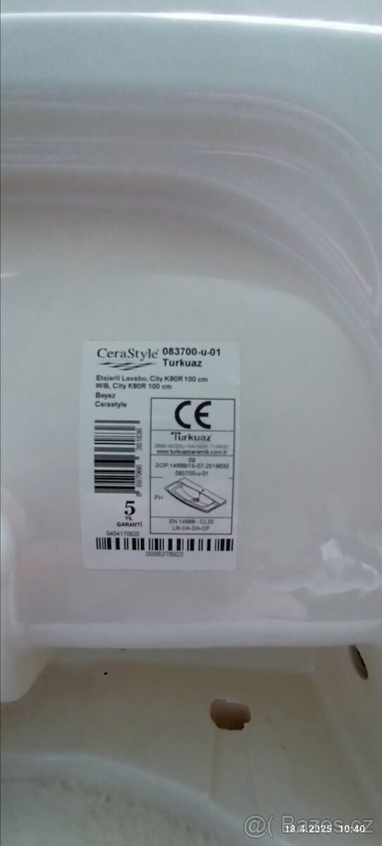 Umyvadlo Cerastyle city 100 - 2