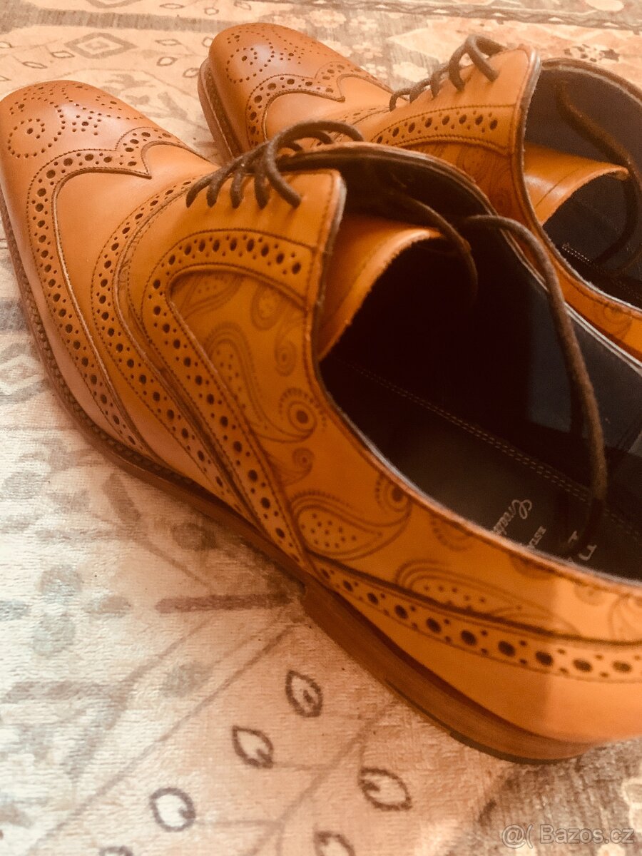 Luxusní pánské společenské boty - 2