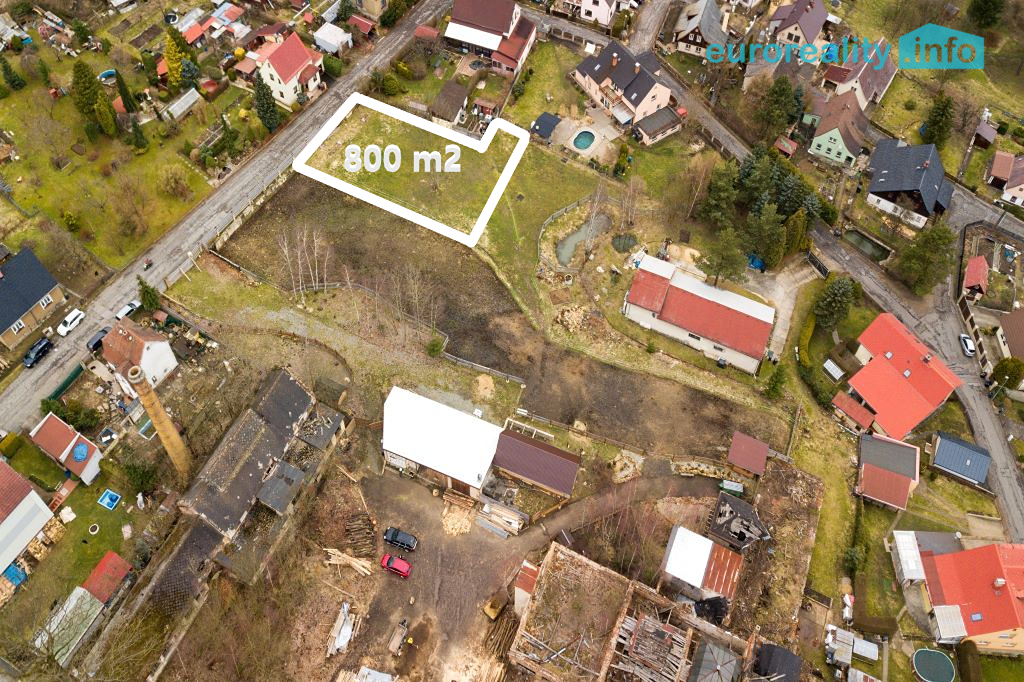 Prodej, pozemek pro bydlení, 800 m2, Kamenický Šenov - 2