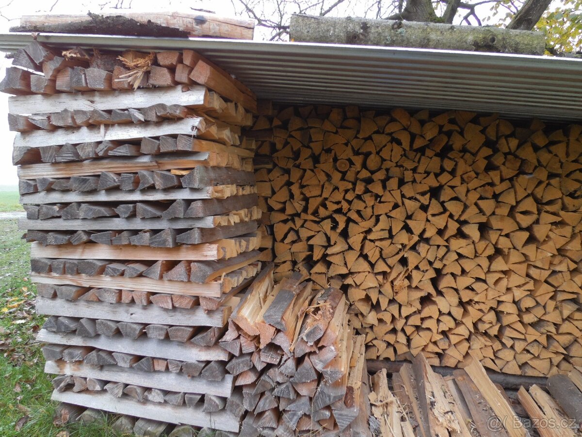 Prodám palivové dřevo, smrkové - 2