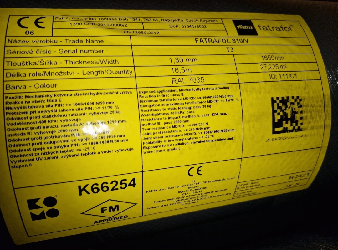 Fatrafol 810V 1.8mm - 2