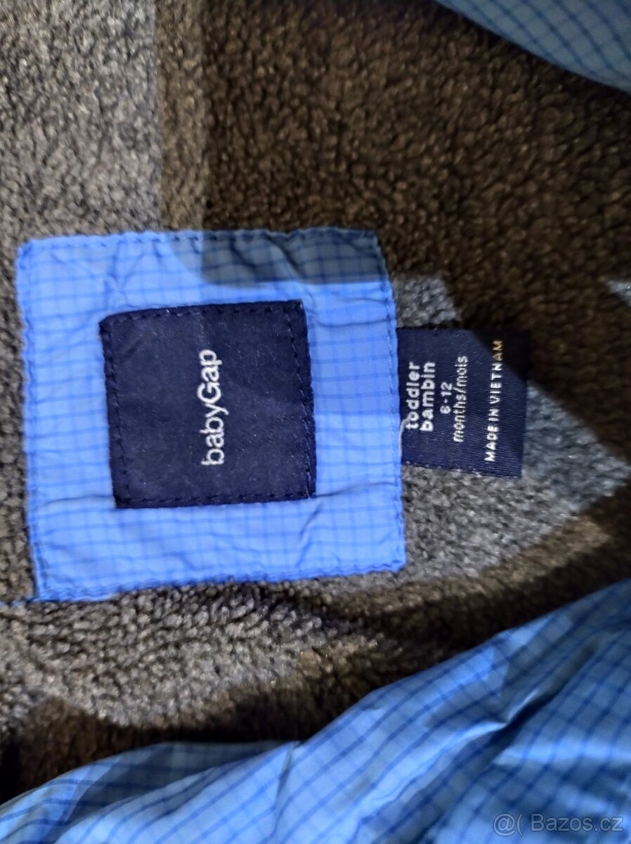 Chlapecká bunda vel. 9-12 měsíců - 2