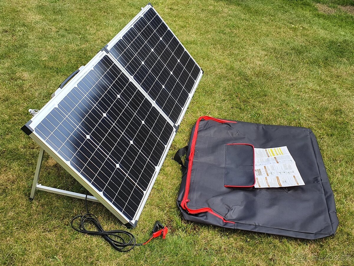Solární panely vč. regulátoru - kufr o výkonu 100W - 2
