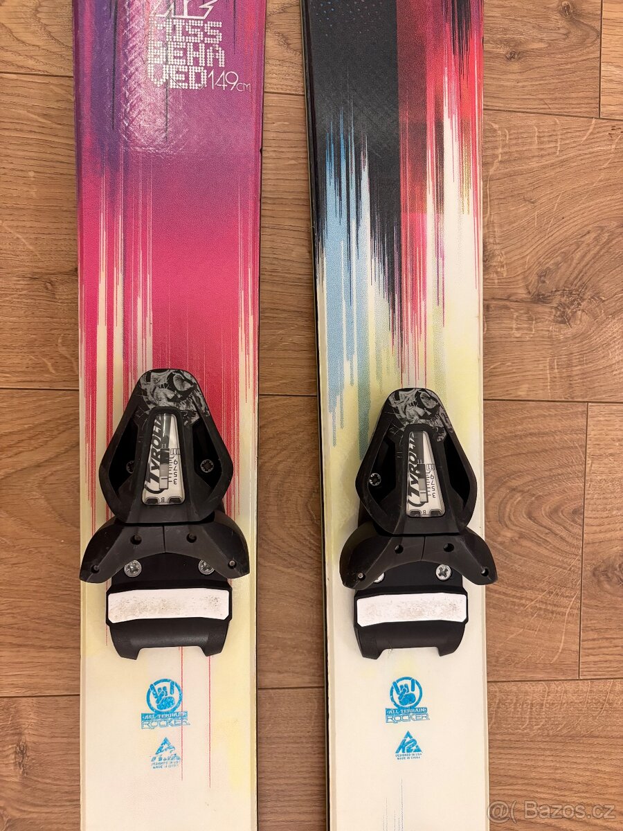 damske freeride/freeski lyze, 149cm - 2