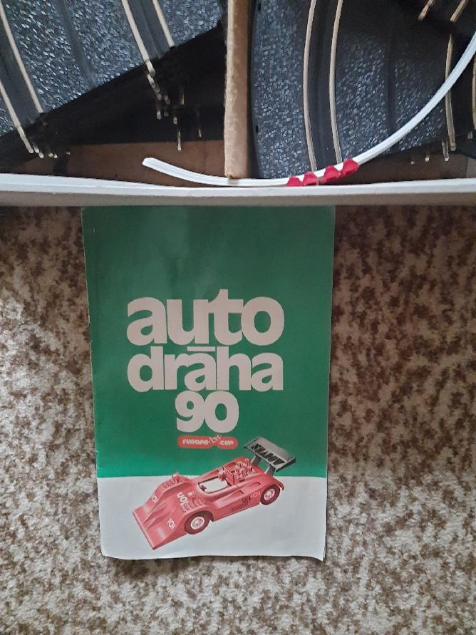 Retro autodráha Ites v krabici - 2