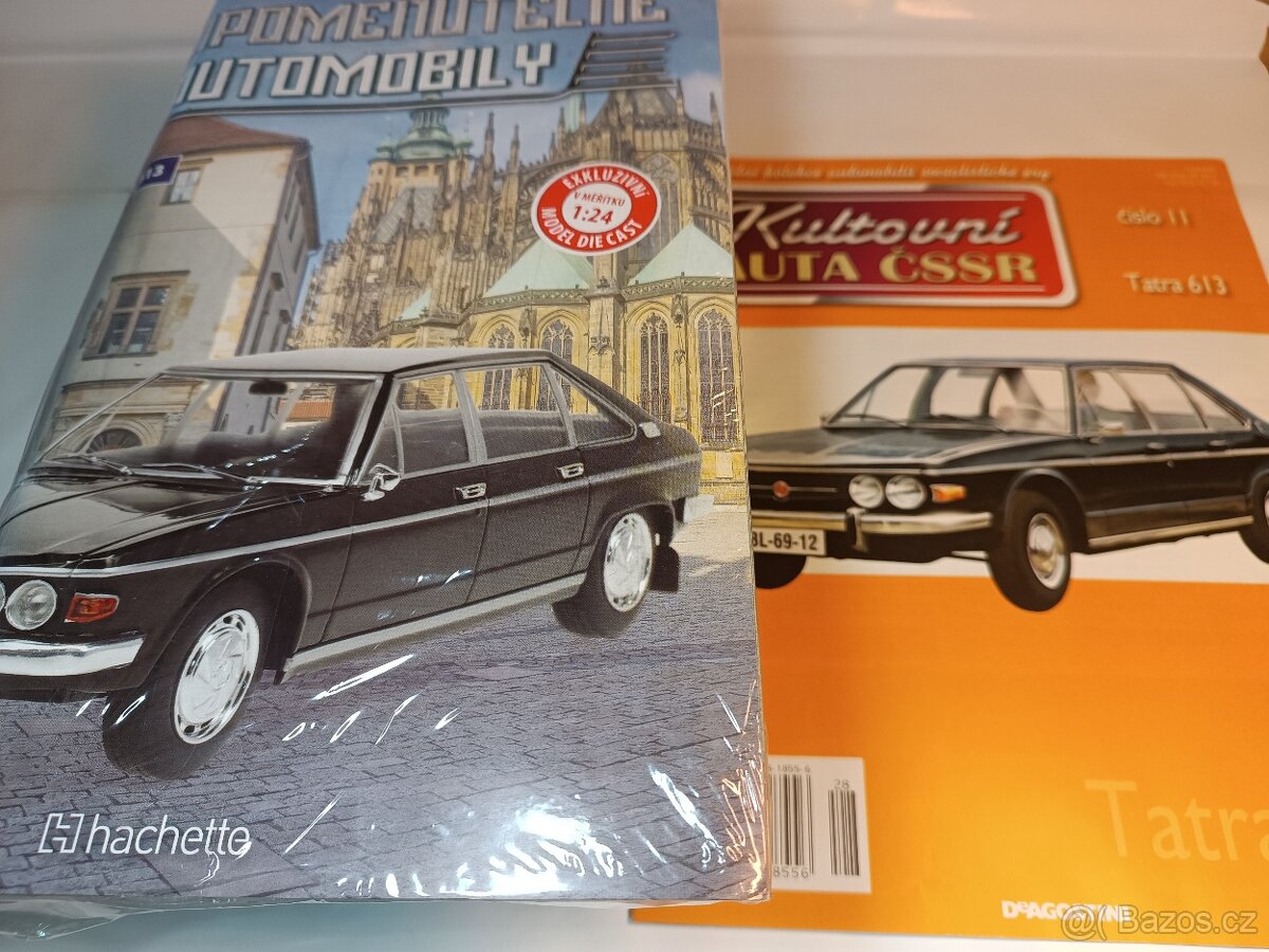 Hachette 1/24 Tatra 613 1975 + 2x časopis - 2