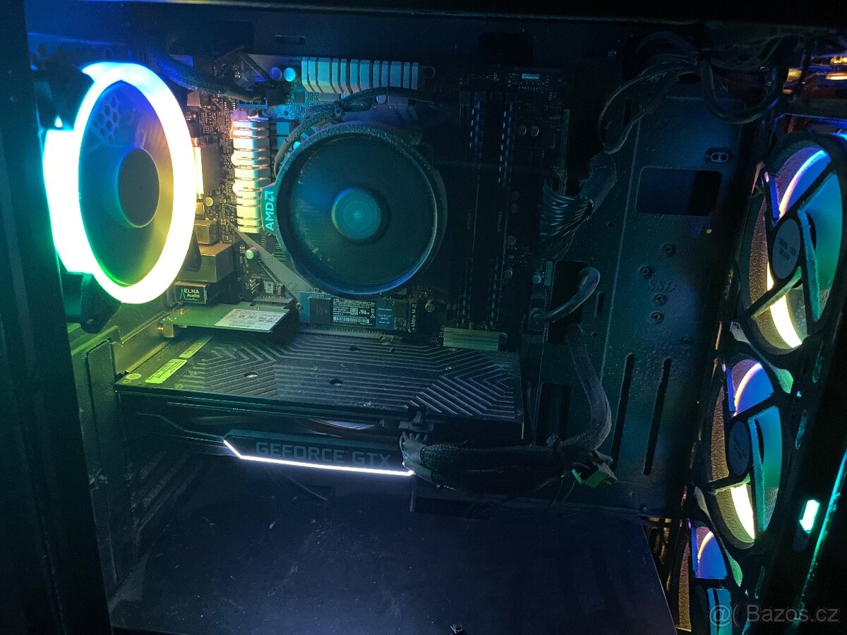 Herní PC Ryzen 3600X Nvidia hry 1660super - 2