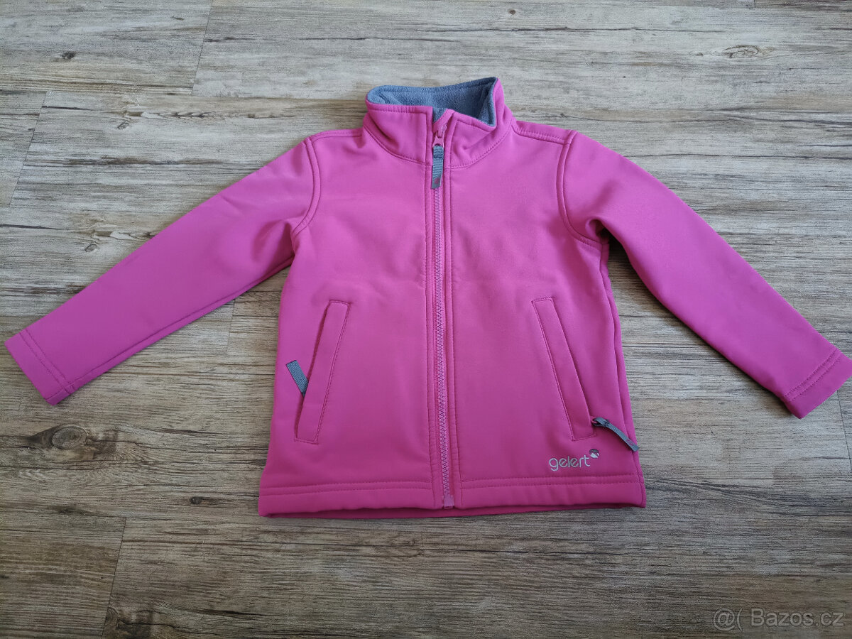 softshellova bunda vel. 2-3 roky 92/98 + maska/kostým víla k - 2
