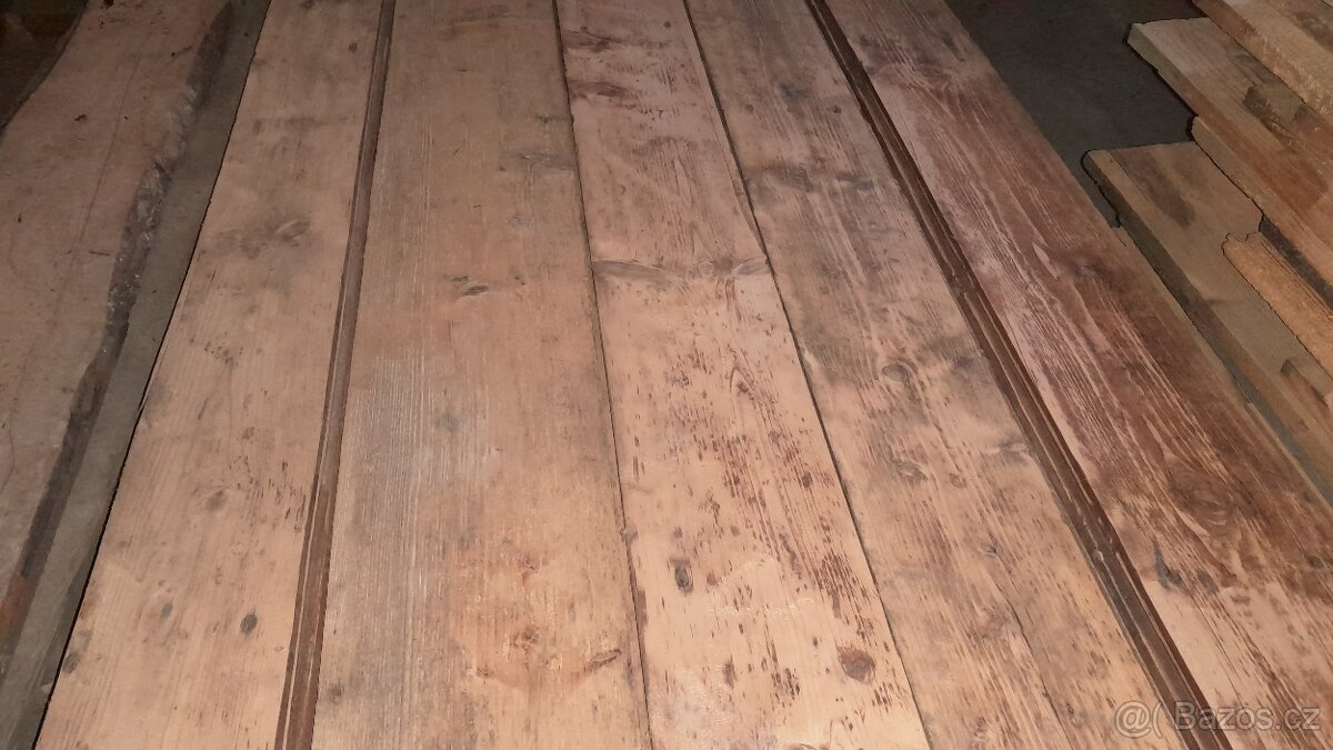 Prodám stará prkna z podlahy. - 2