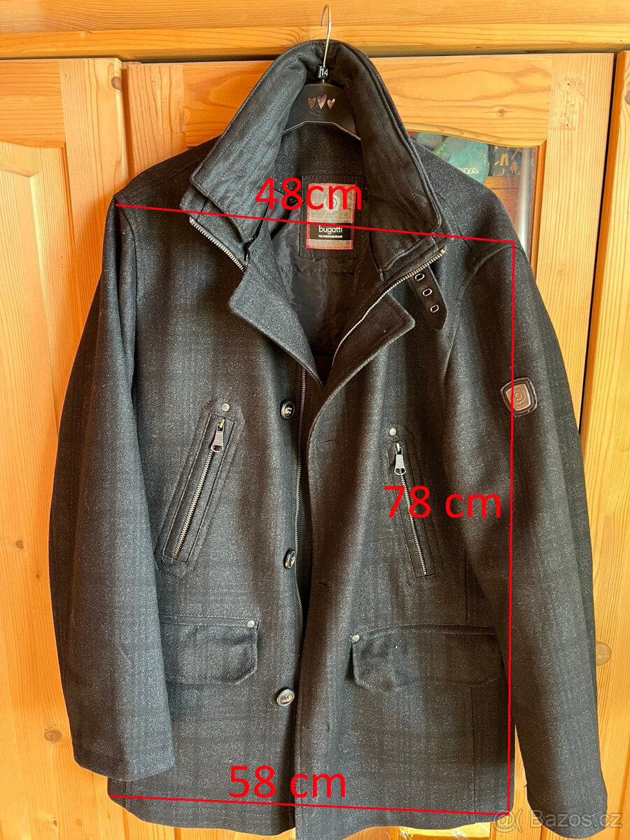 Pánský zimní kabát Bugatti-50 (L) - 2