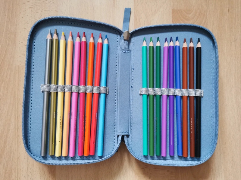 Třípatrový penál Top Model s výbavou - 2