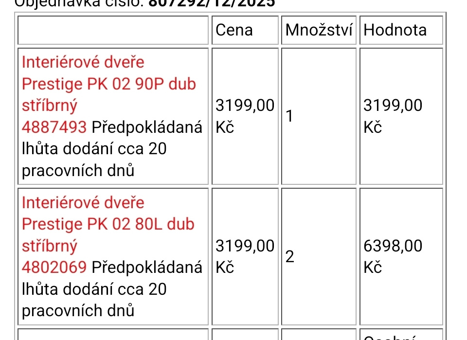 Interiérové dveře - 2