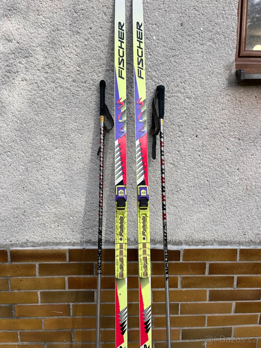 Běžky Fischer 187 cm + hůlky 140 cm - 2