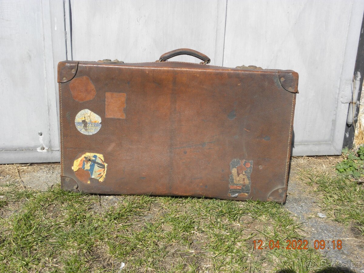 Prodám kožený cestovní kufr - 2