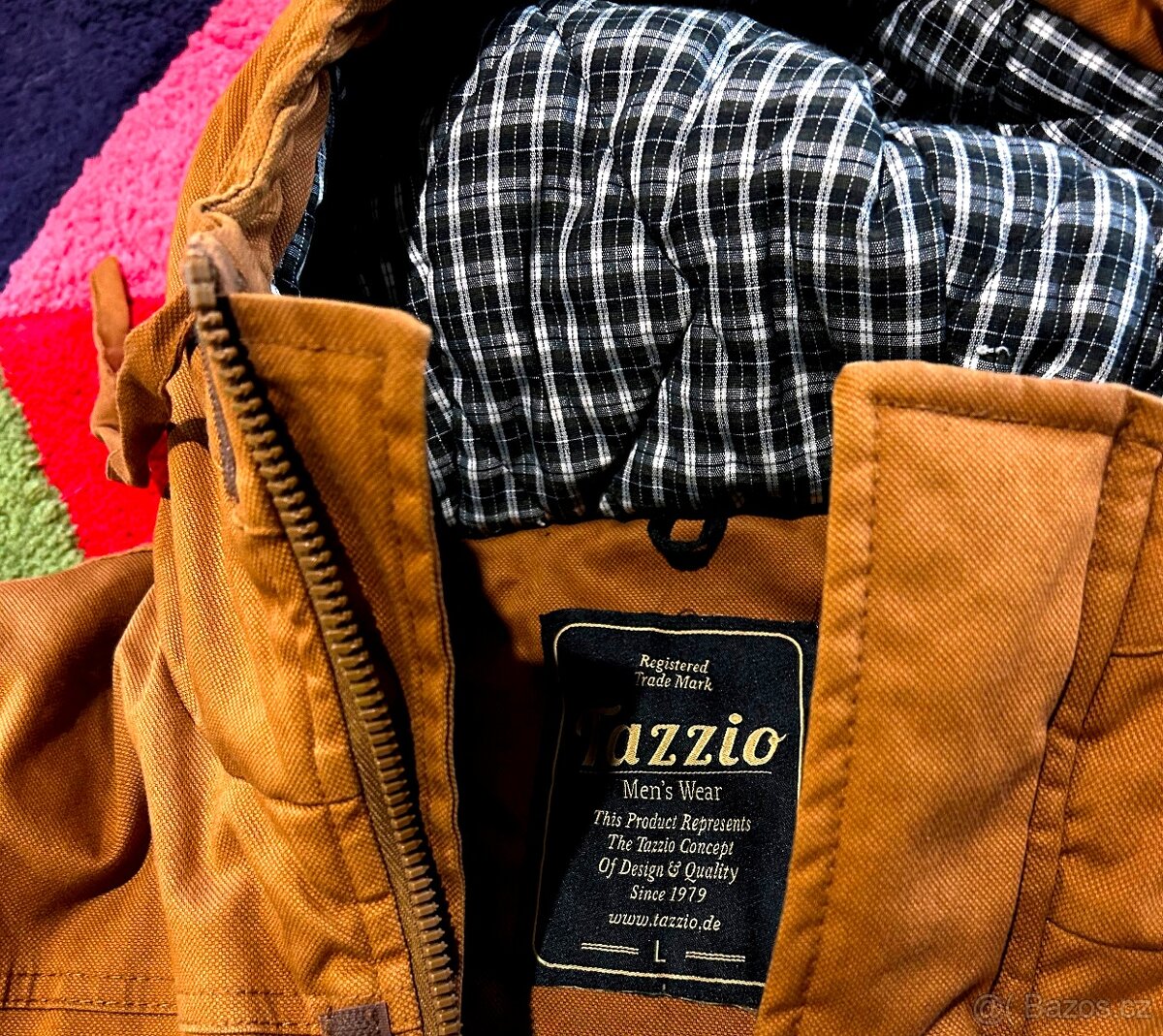 TAZZIO ZIMNÍ PÁNSKÁ CAMEL BUNDA- L - 2