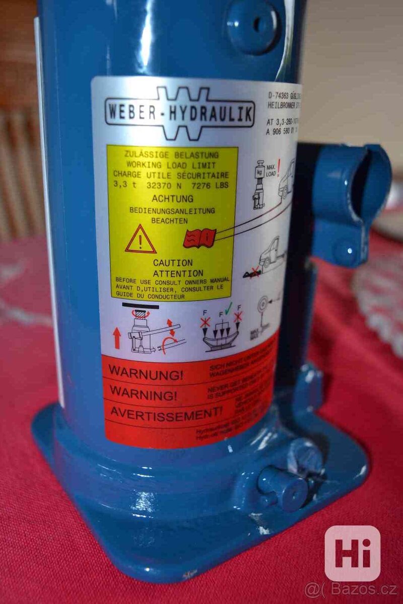 3 t hever, hydraulicky zvedat Mercedes Sprinter VW Crafter - 2