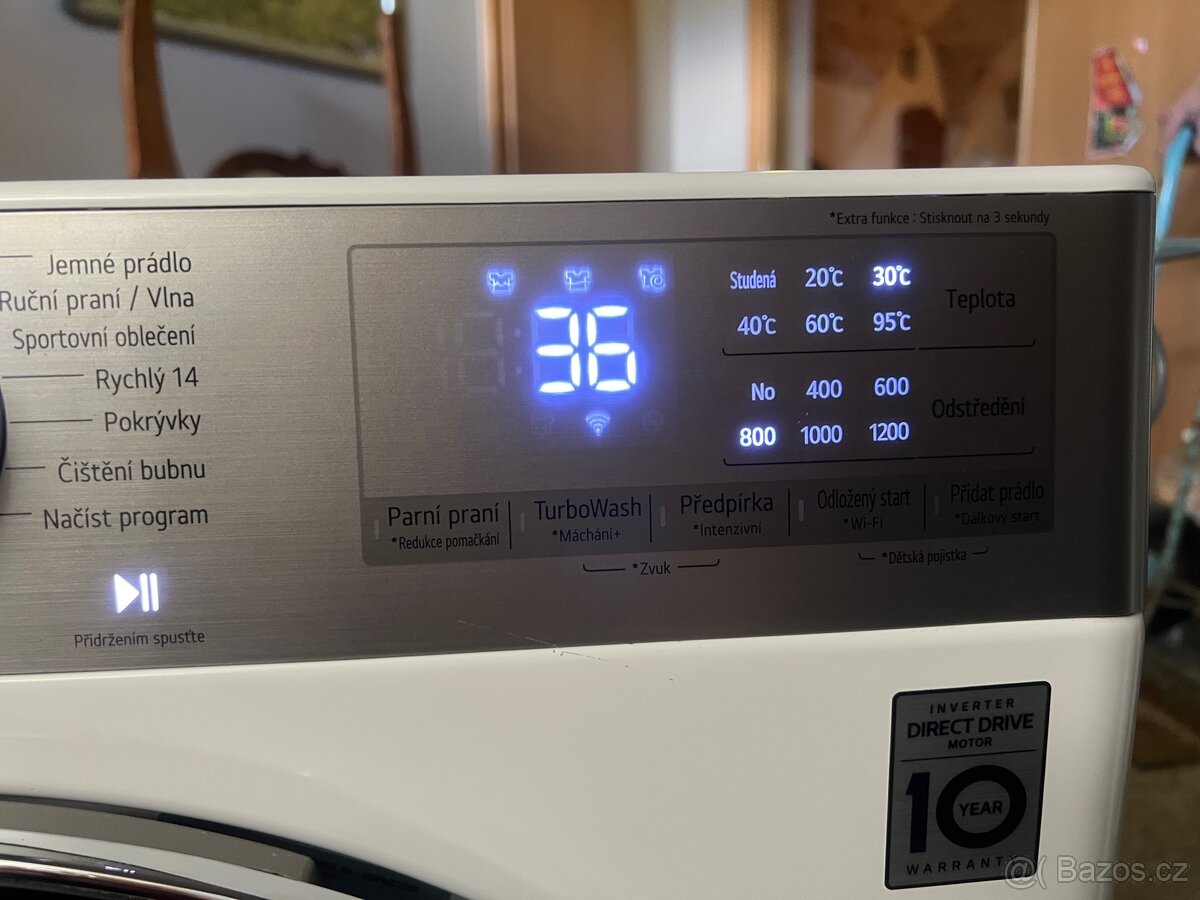 Pračka LG 8,5kg A+++ PARA - 2