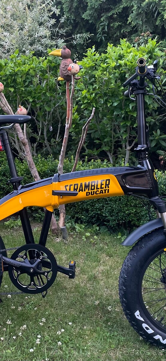 Skládací elektrokolo Ducati scrambler - 2