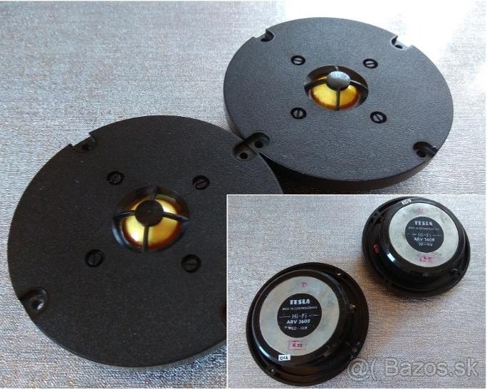 Nefunkčné poškodené reproduktory Tesla, Videoton, Tonsil - 2
