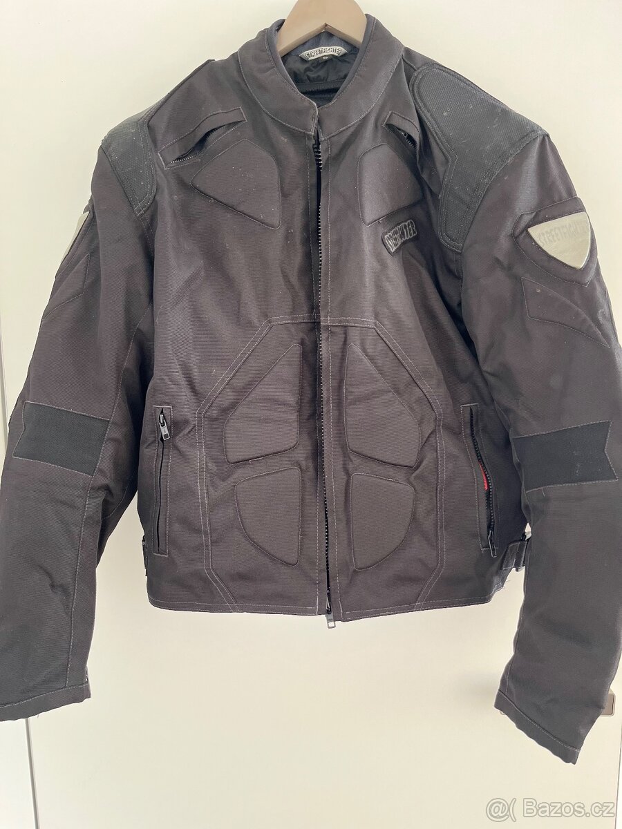 Motorkářské oblečení, držák páteře a tašku - 2