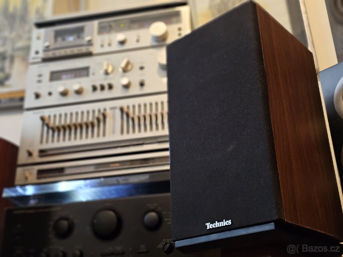 špičková tuzexová Technics HIFI věž, ZES, MGF, TUNER, EQ - 2