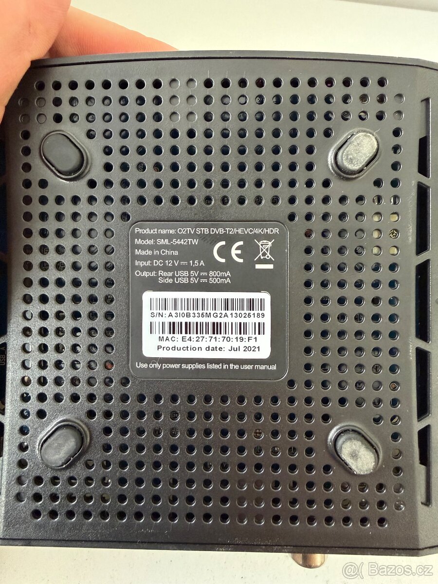 O2 TV set top box - 2