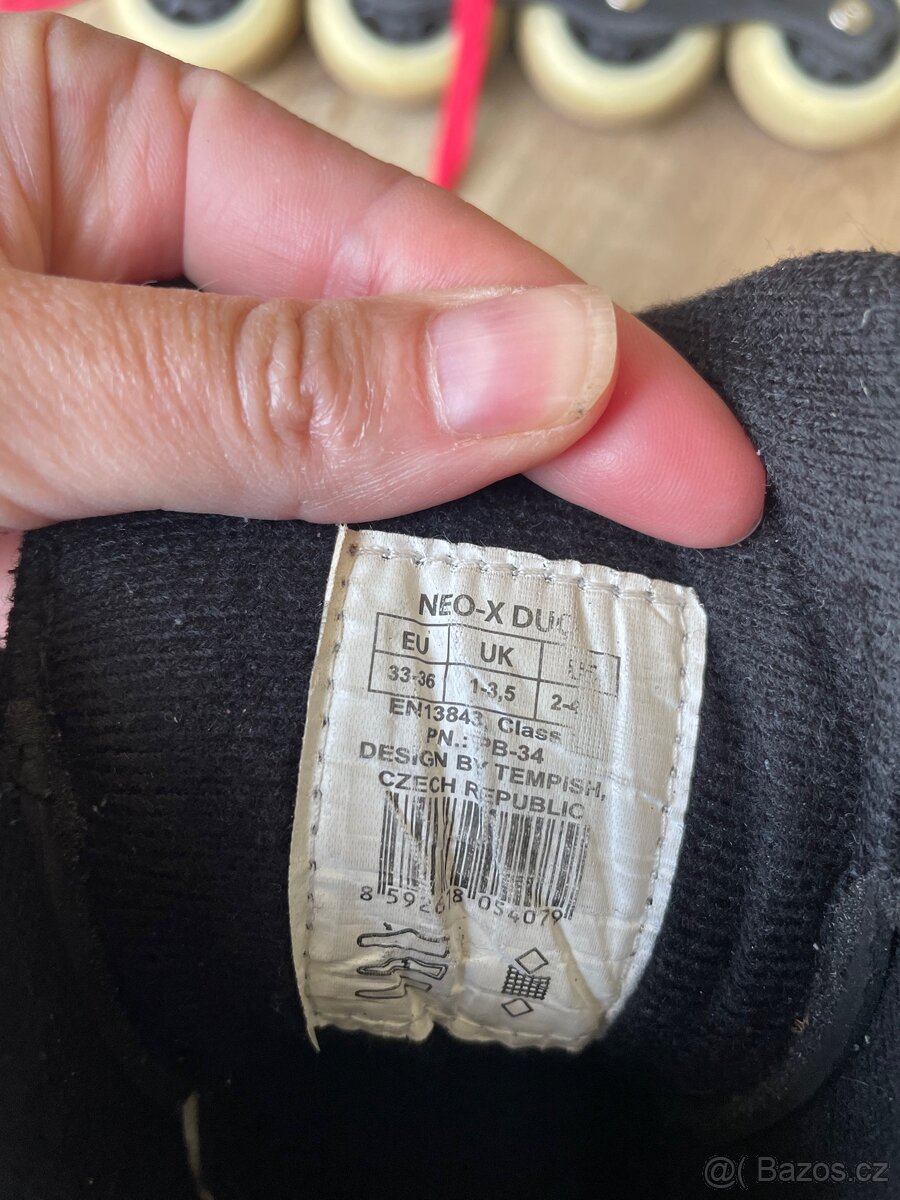 Kolečkové brusle Tempish vel 33-36 - 2