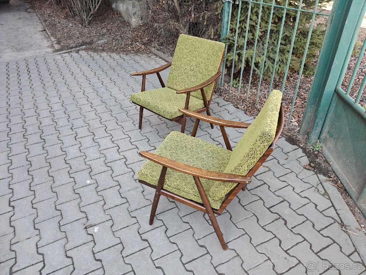 Retro kreslo ton - 2