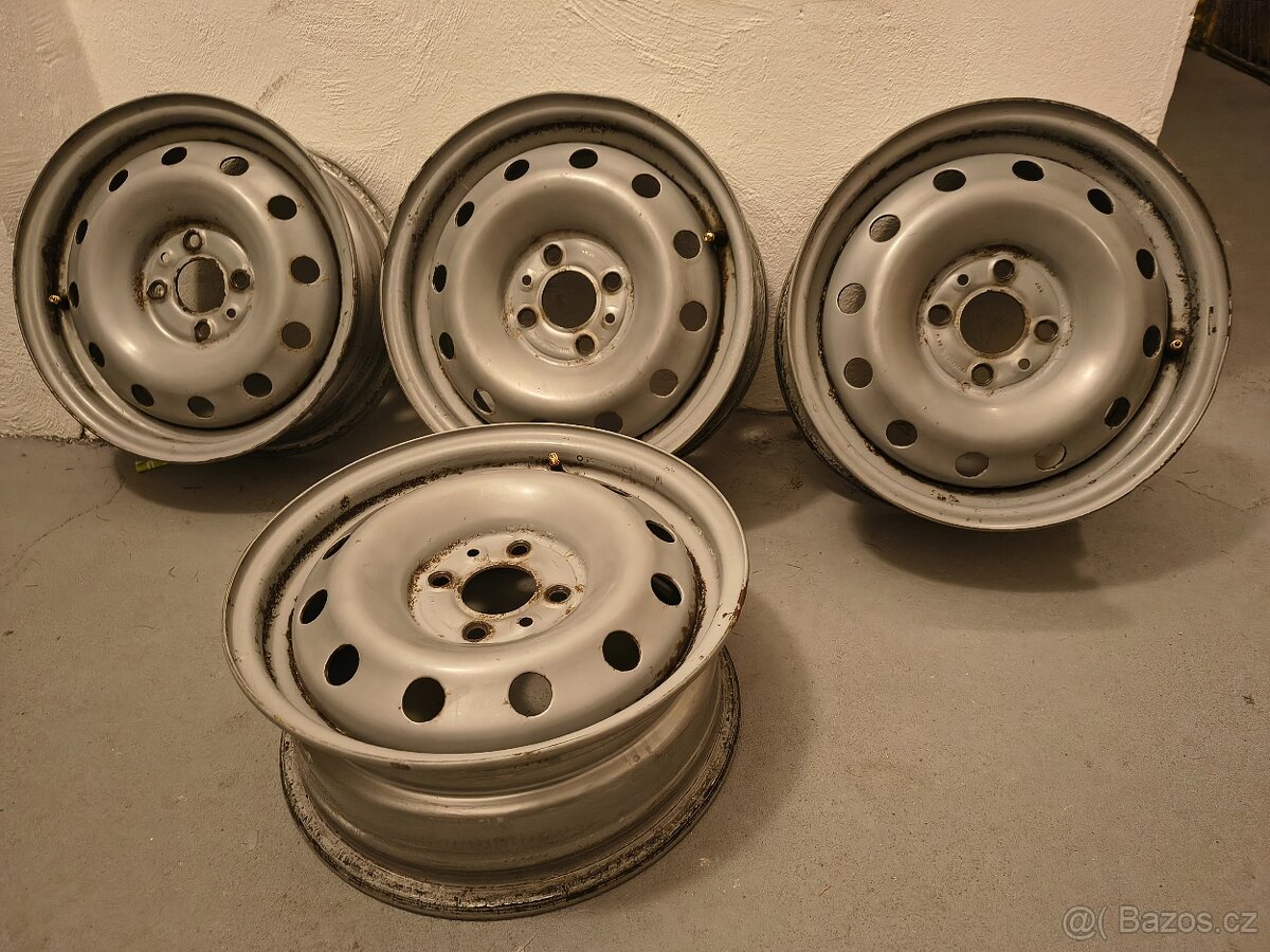 Plechové disky 51/2J x14H2 ET43 - 2