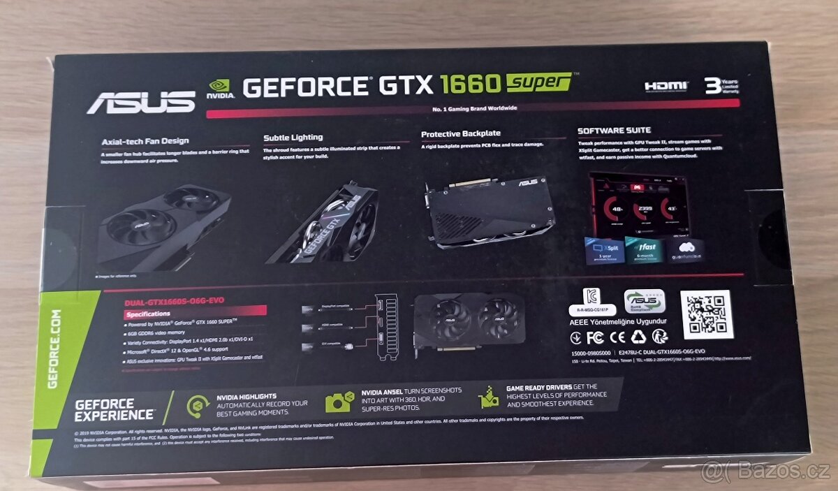 Nová ASUS DUAL GTX 1660 Super OC Edition EVO - 2
