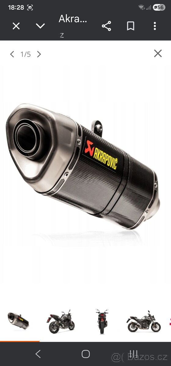 Akrapovic carbon titan - 2