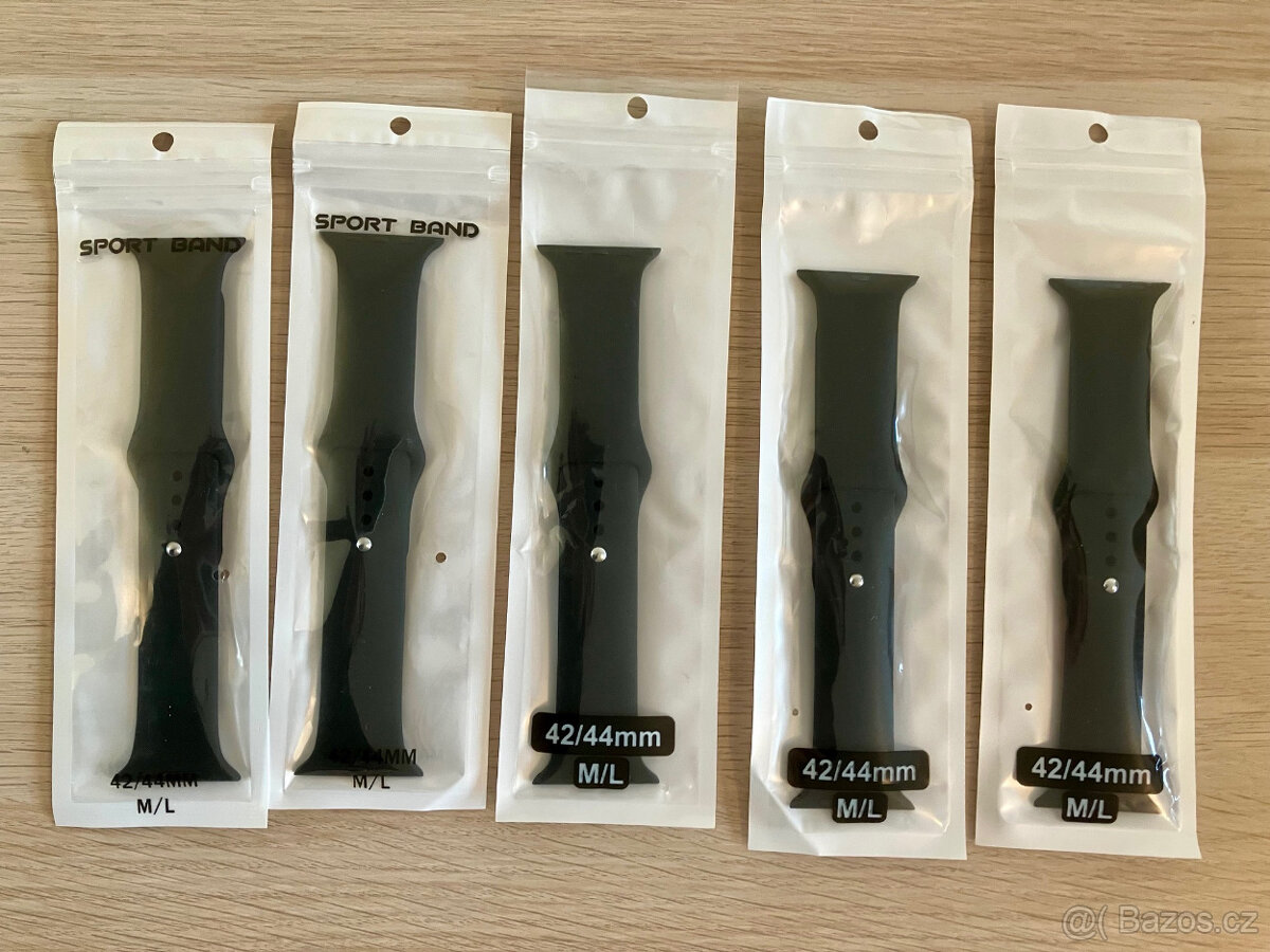 Nový silikonový řemínek pro Apple Watch 42, 44, 45 a 49mm - 2