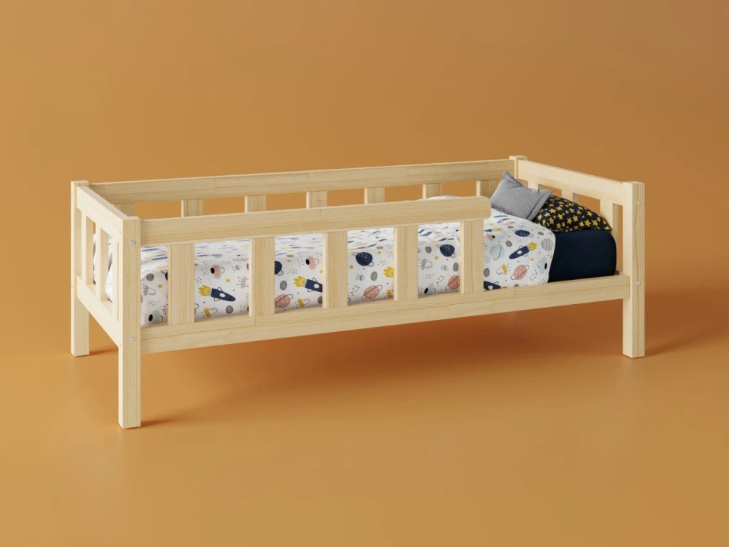 Dětská postel se zábranou na nožkách - 2