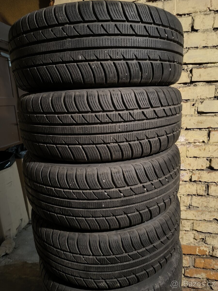 Zimní pneu na plechových kolech 5x100, 205/55/R16 - 2