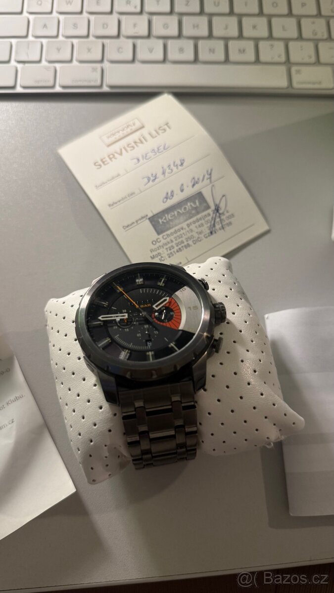 Hodinky Diesel DZ4348 šedé 51 mm, top stav po servisu - 2