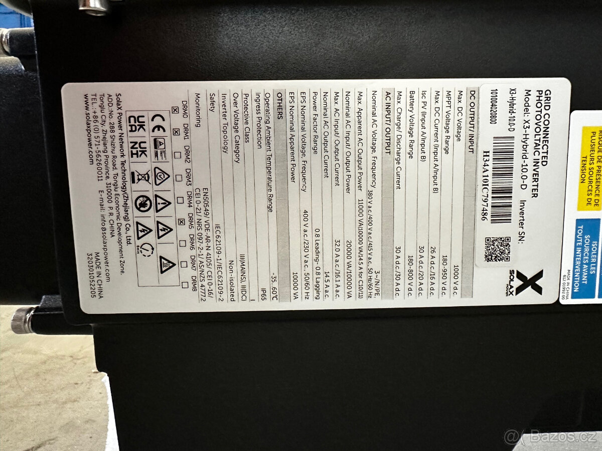 Solax X3 hybrid 10.0, G4 - 2