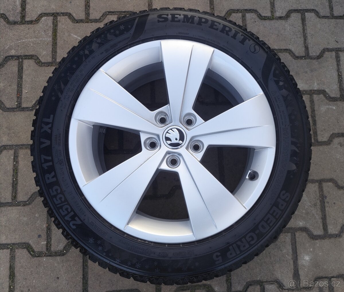 Alu kola originál Škoda Superb III 5x112 R17 Triton - 2