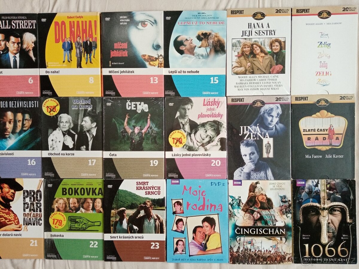 Sleva- orig. DVD digipacky od 46Kč - 2