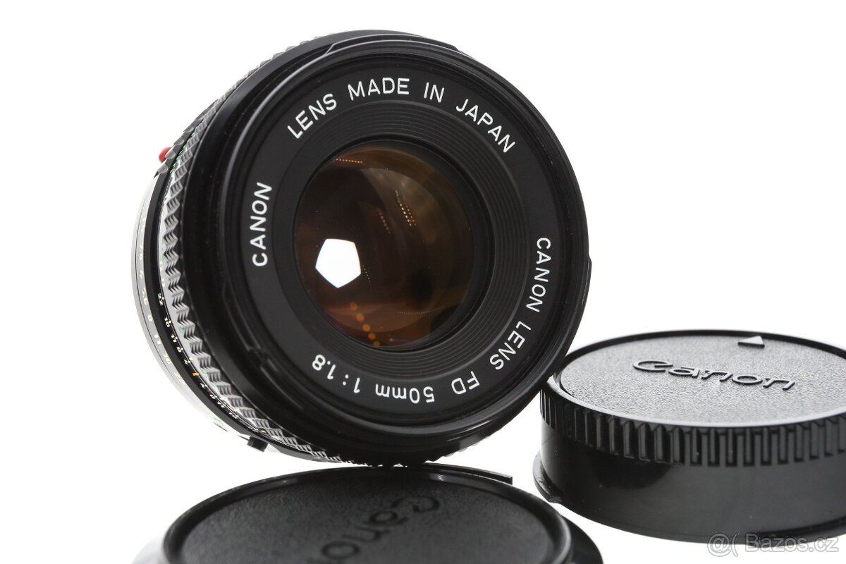 objektiv Canon FD 50mm f/1.8 + adaptér - 2