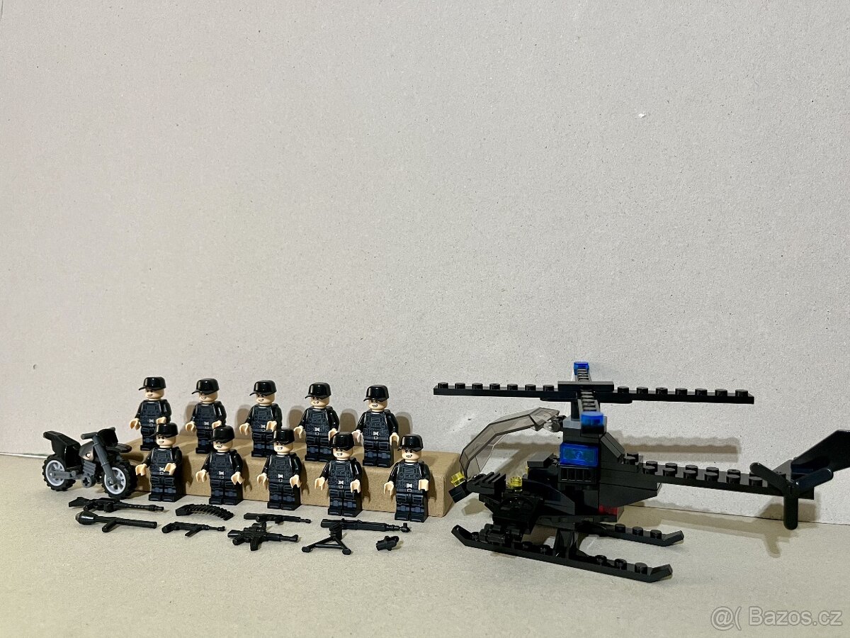 Figúrky S.W.A.T a iné - (16ks) typ lego + zbrane - 2