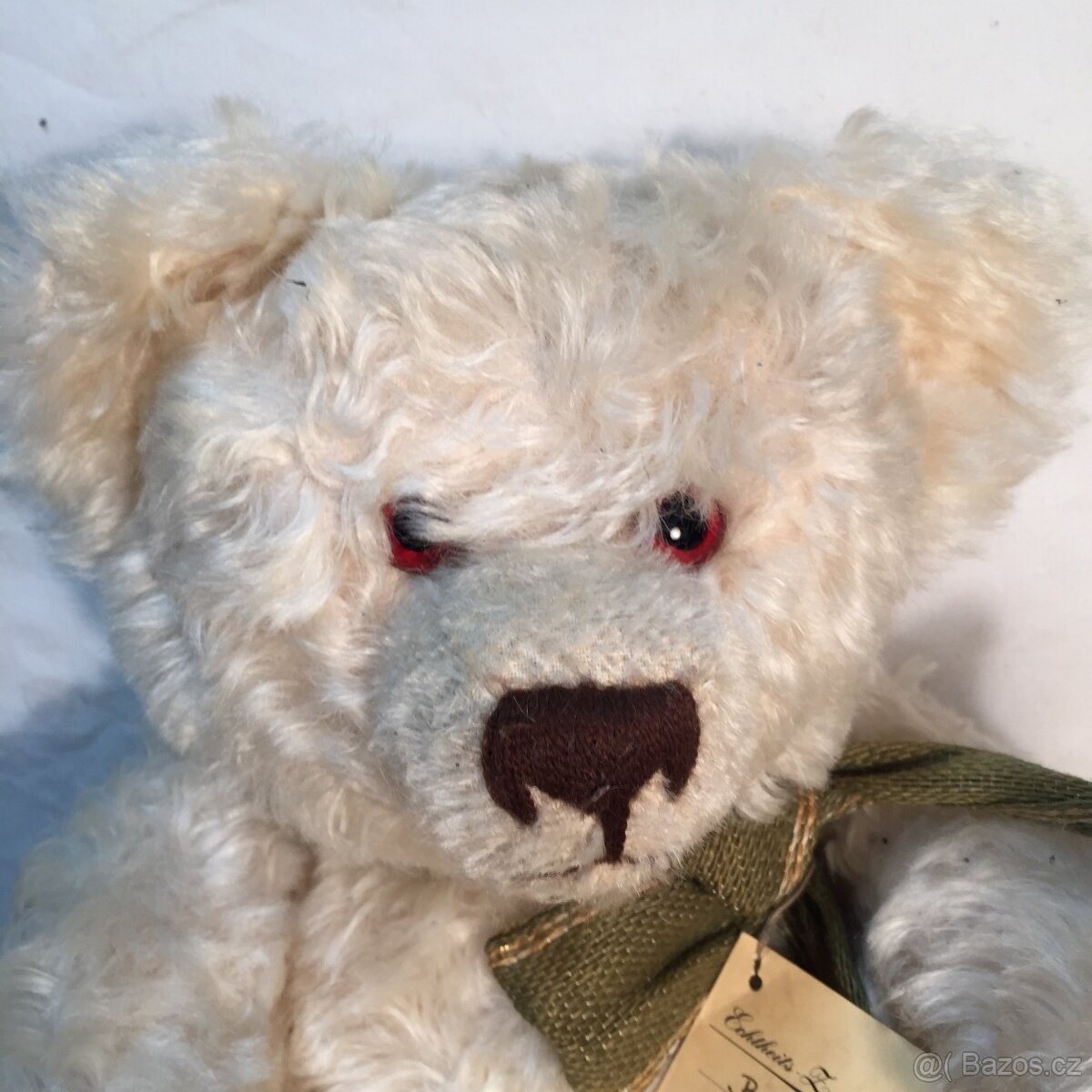 Mohérový kloubový medvěd. Bručící medvídek certifikát - 2