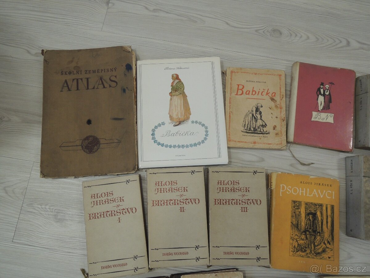 Knihy Jirásek, Němcová, Háj, Čech - 2