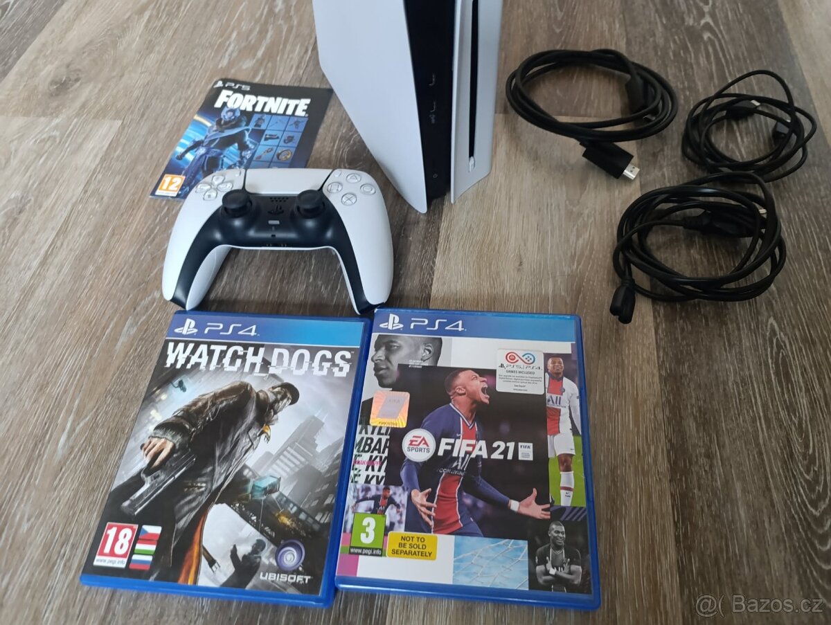 PS5 slim s mechanikou, záruka - 2