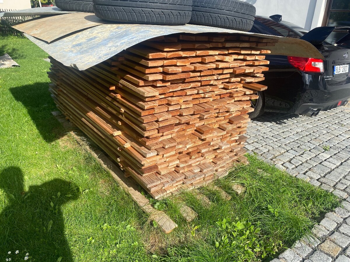 Prkna modřínove hoblovaná vysušená - 2