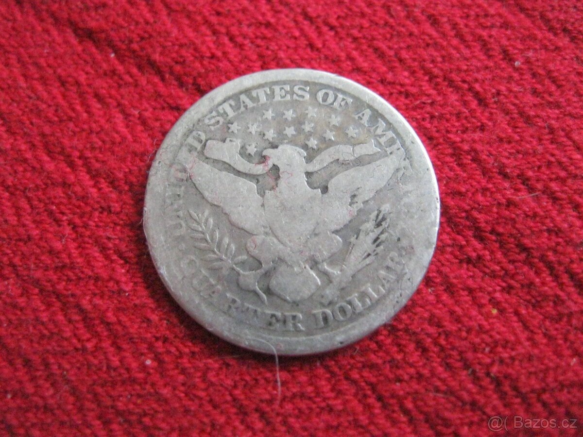 SRŘÍBRNÁ MINCE - DOLAR rok 1897 - 2