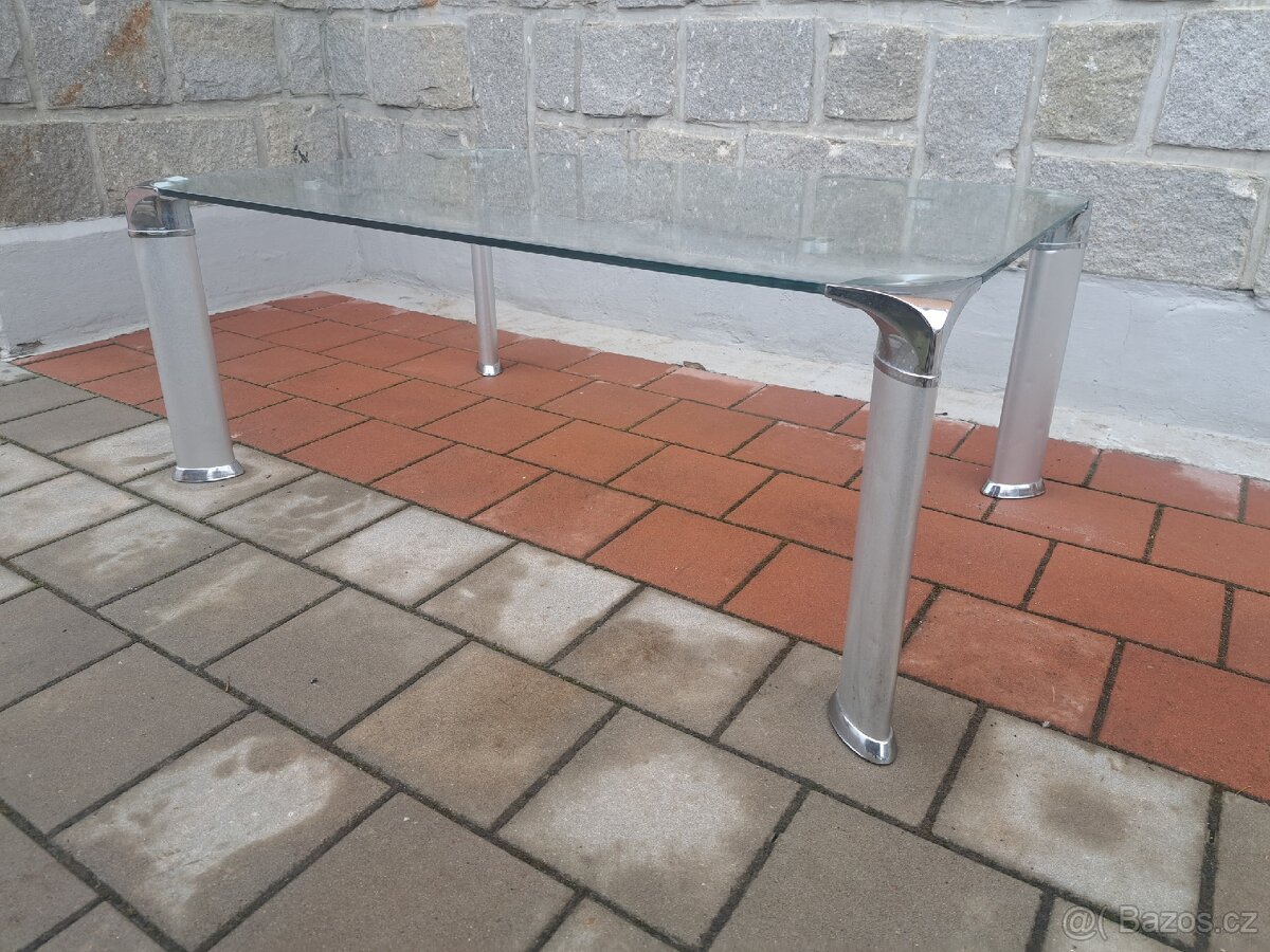 Konferenční stolek skleněný - 2
