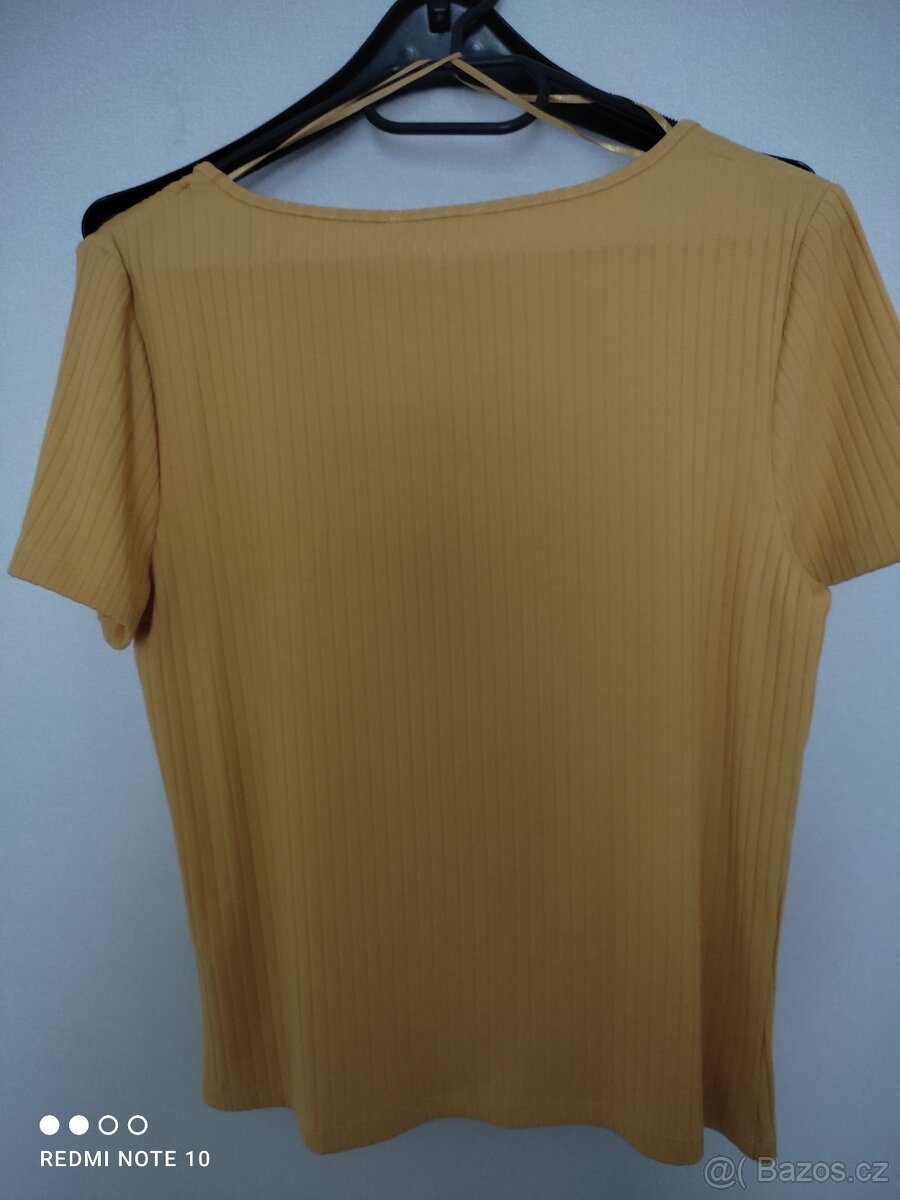 ORSAY-crop top horčicové tričko - 2