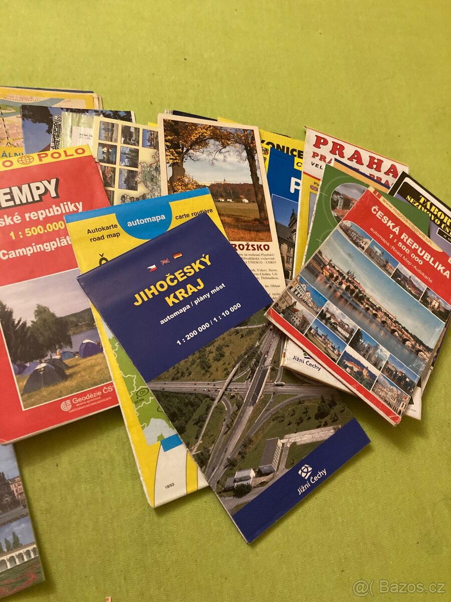 Staré mapy a autoatlasy - 2