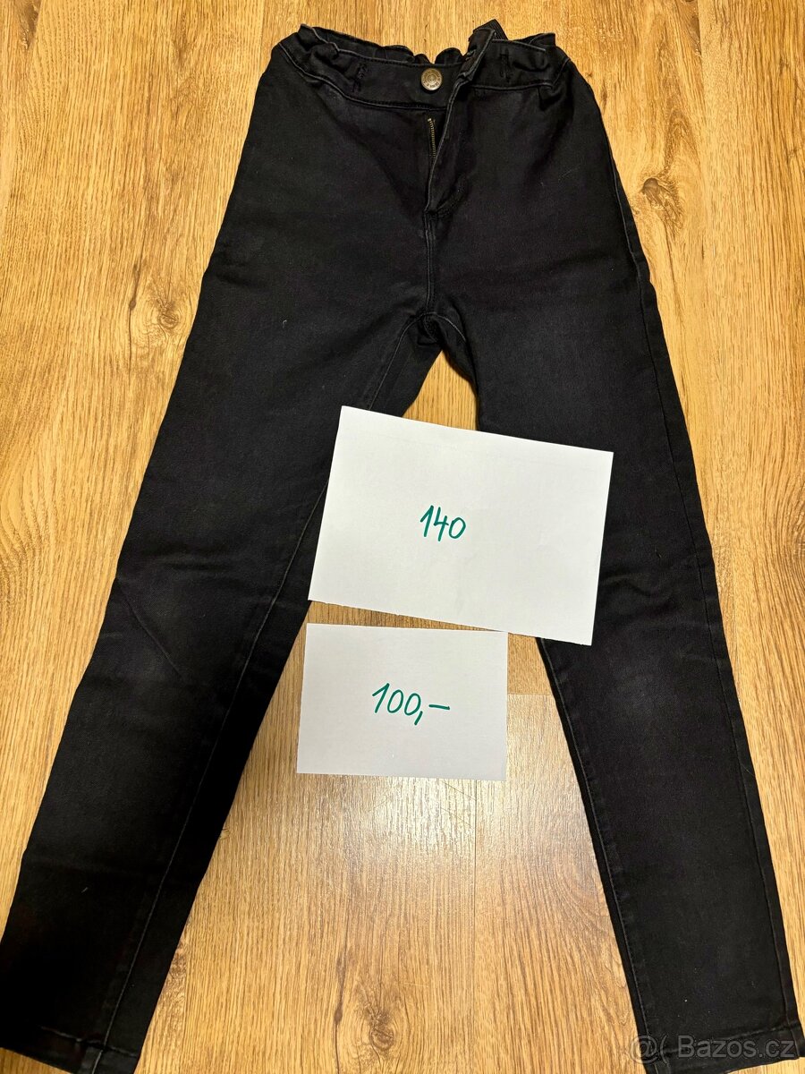 Džíny a volnočasové kalhoty 140, 146 - 2
