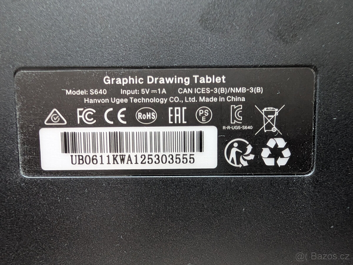 Grafický tablet UGEE S640 - 2